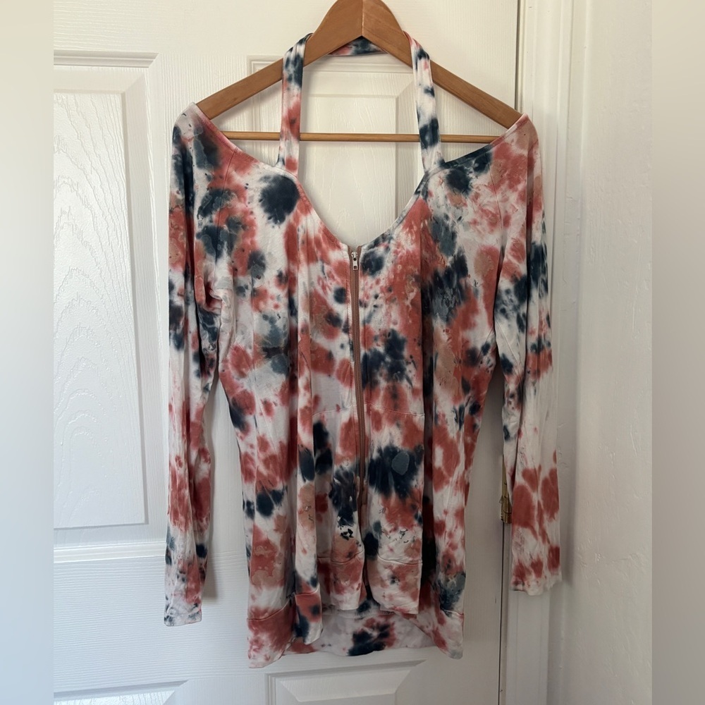 Tie-Dye Halter Top/Sweatshirt By Venus